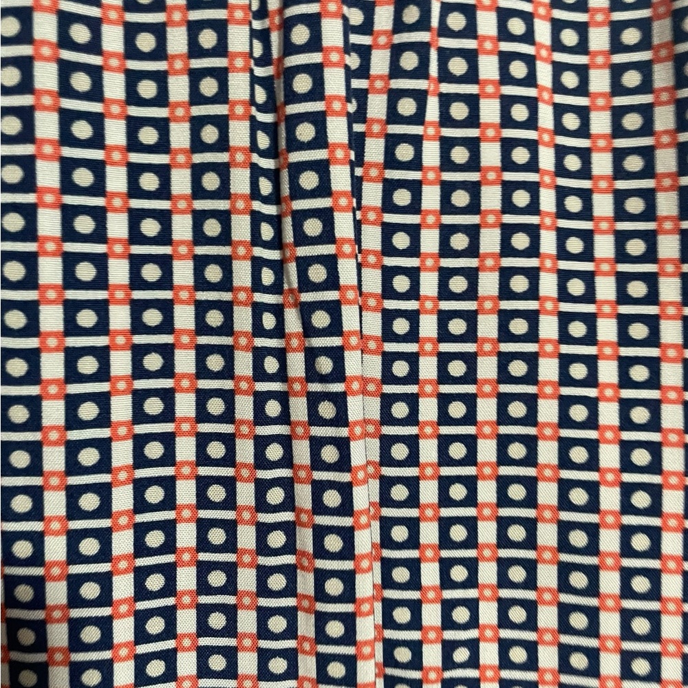 Gap White Navy Blue Coral Pattern drawstring waist - Picture 4 of 4